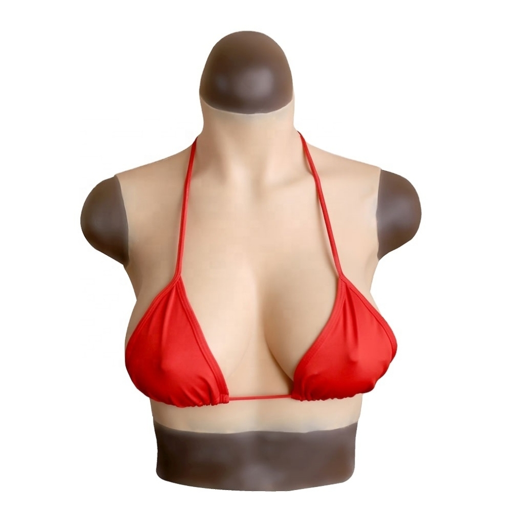 D-G Cup artificial Silicone breast form realistic Crossdresser Cosplay Boobs
